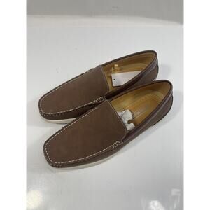 Aston Marc Crosby-02 Shoes Mens Size 9 Brown Slip On Loafers Casual New Box